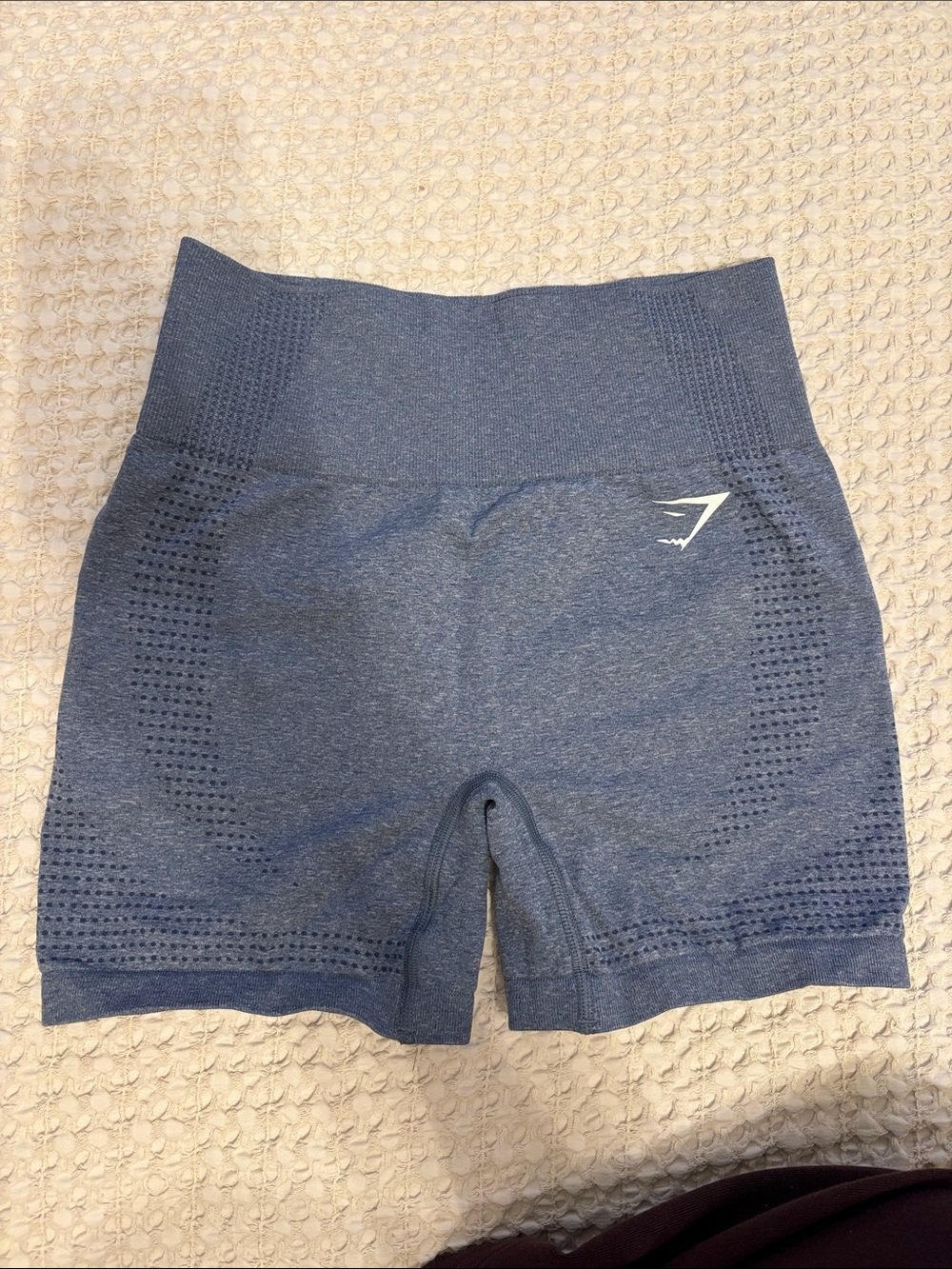 Gymshark Seamless High-Waist Bike Shorts - Blue